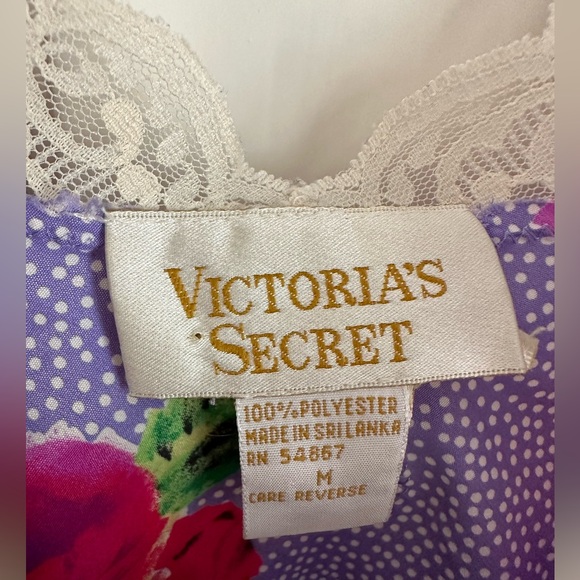 Vintage Gold Label Victoria’s Secret Floral Cami - Picture 3 of 4